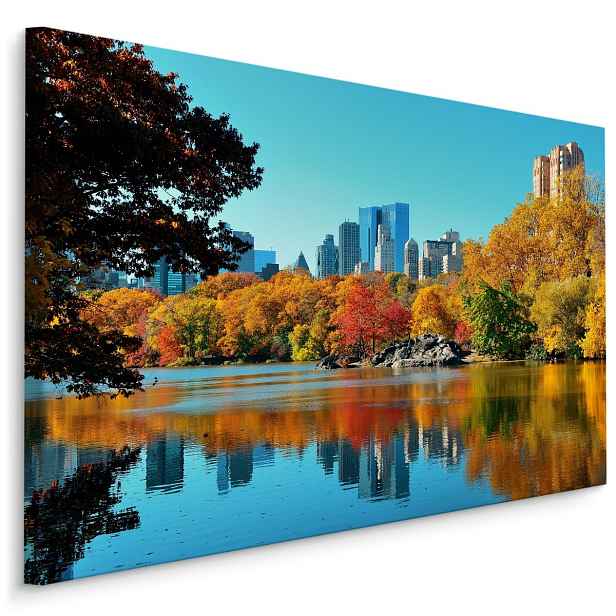 Plátno Central Park Na Podzim Varianta: 100x70
