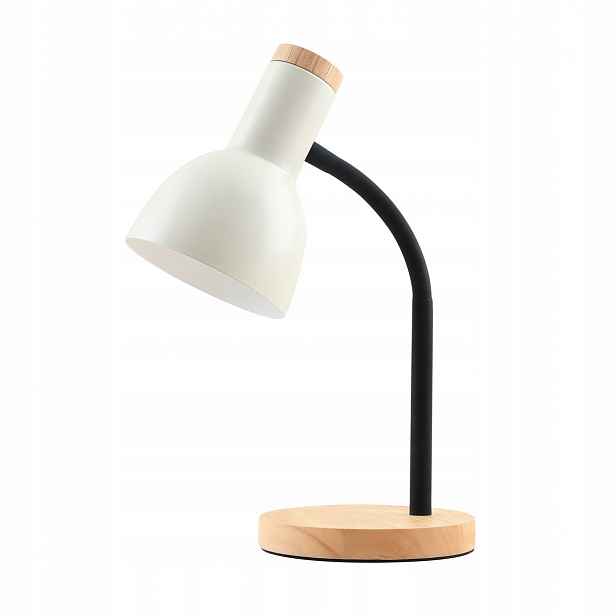 Senza, Stylová bílo-černá stojací lampa, stolní, stolní, E27