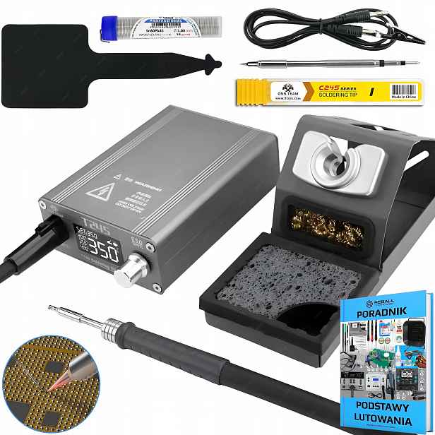 Výkonná Pájecí Stanice Oss Team T245 130W C245 Model Nad T12-X Plus