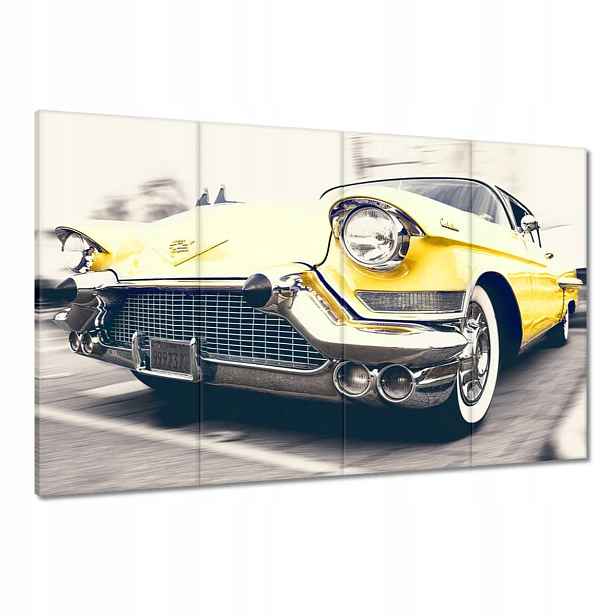 Obrazy 120x80 Žlutý Cadillac