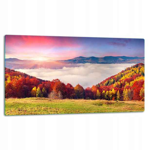 7v1 Skleněná Ochranná Deska Na Indukci 30x52 Krajina
