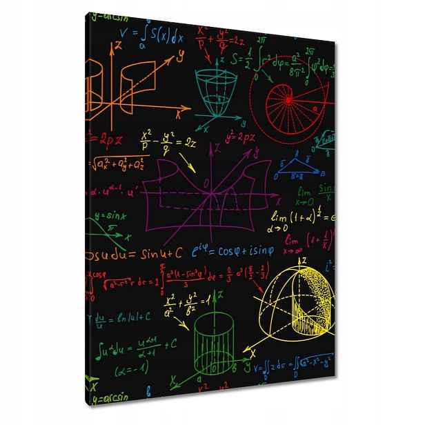 Obrazy 60x80 Barevné matematické vzory
