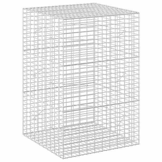 vidaXL Gabion s drátem 3,5 mm a síťkou 5x10 cm 100x100x150 cm