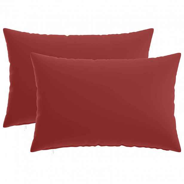 vidaXL Povlak na polštář 2 pcs HEERLEN Víno Červené 30 x 50 cm