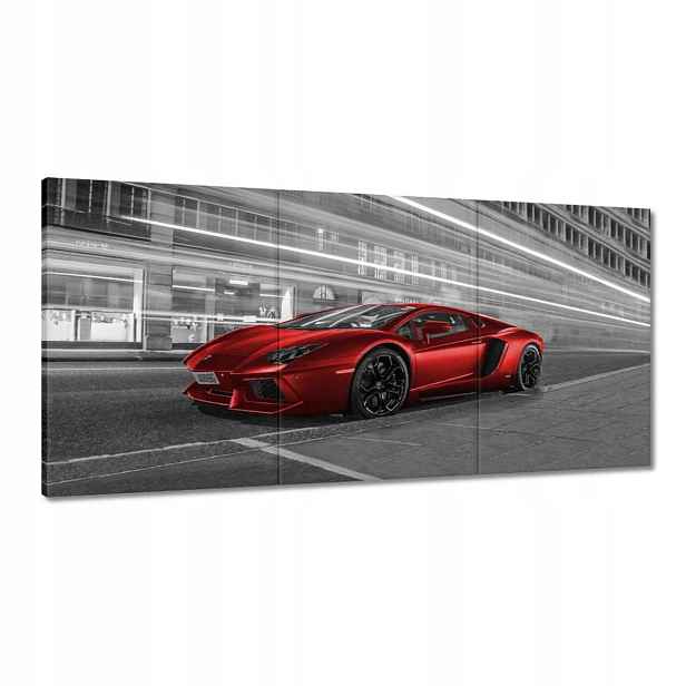Obrazy 120x60 Červené auto