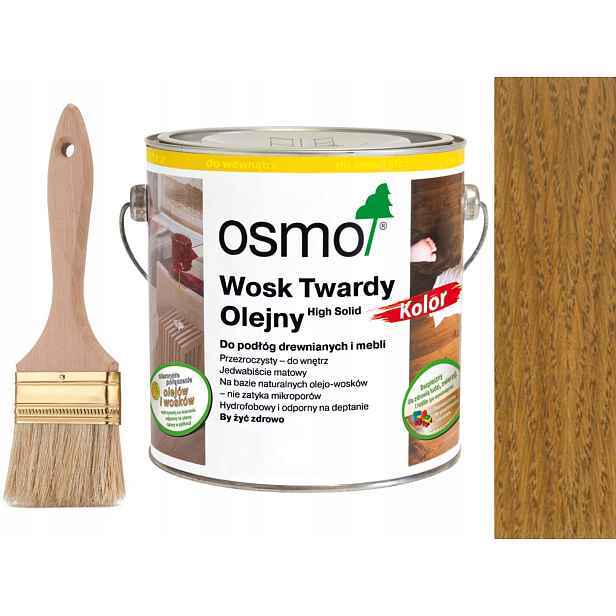 Osmo 3072 tvrdý vosk olejový olej 2,5 L Jantarový