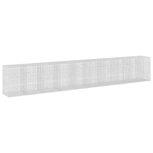 vidaXL Gabion s drátem 3,5 mm a síťkou 5x10 cm 950x100x150 cm