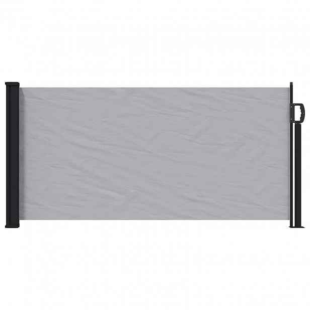 vidaXL Výsuvná boční markýza Obdélníkový 100 x 500 cm Polyester Šedá