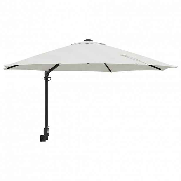 vidaXL Zahradní slunečník 248 x 248 x 148 cm Polyester a ocel Písková