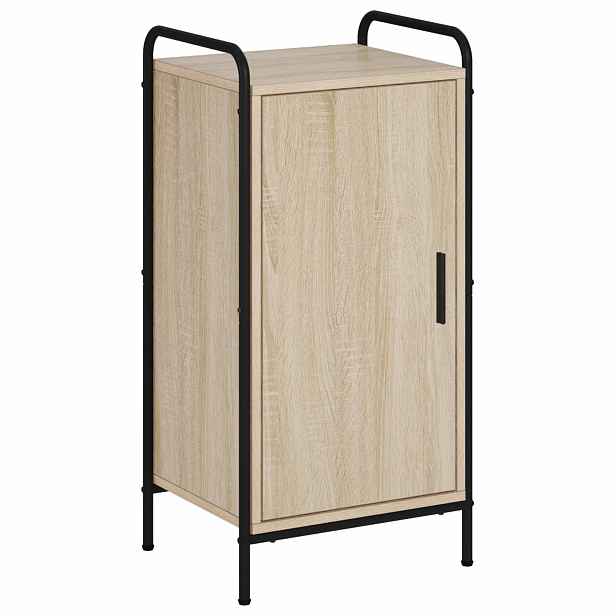 vidaXL Servírovací skříň Dub sonoma 97 x 33 x 81 cm Kompozitní dřevo