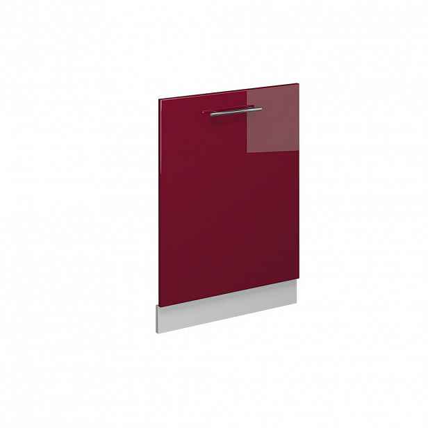 Vicco ČELNÍ PANEL MYČKY Fame-Line Bordó červená vysoký lesk 60 cm bez pracovní desky