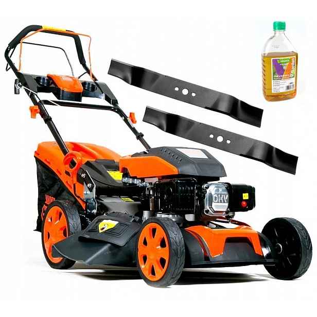 Benzínová sekačka s pohonem 7 kW 9v1 51 cm Set