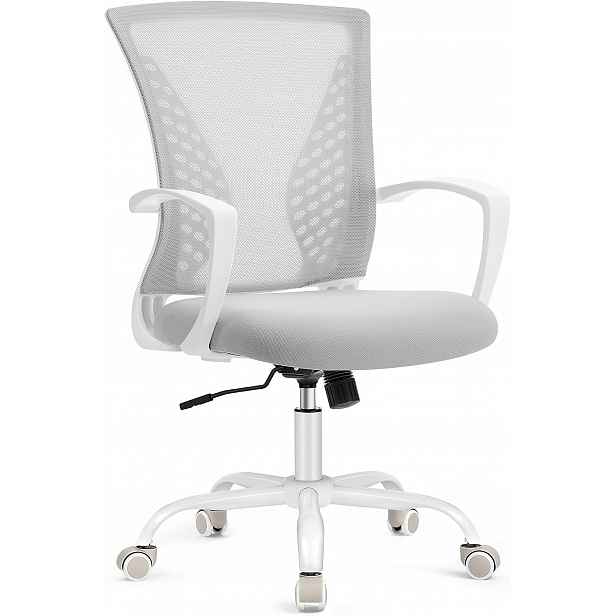 Síťované Kancelářské Křeslo, Ergonomické, Do 120 Kg, Otočná Židle K Psacímu Stolu