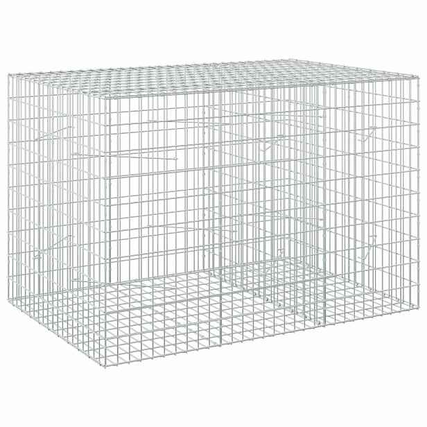 vidaXL Gabion s drátem 3,5 mm a síťkou 5x10 cm 150x100x100 cm