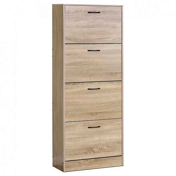 Botník s přihrádkami G1018 OAK, dub