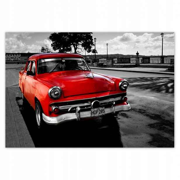 Fototapety 152x104 Kubánské červené auto