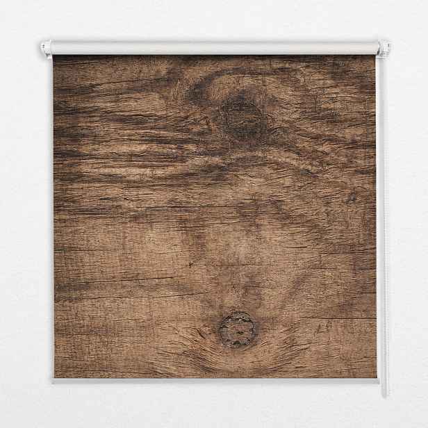 TULUP VNITŘNÍ roleta - okenní roleta - roleta - 150x140 cm - Tmavé dřevo
