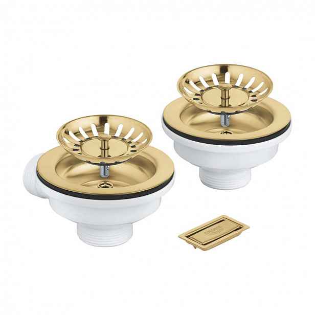 Grohe - Odtoková souprava pro dřez, kartáčovaný Cool Sunrise 40997GN0