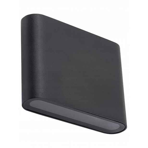 Nástěnné svítidlo Semi Led S černé 2x3W IP54 3000K 11 cm venkovní zahradní nástěnné