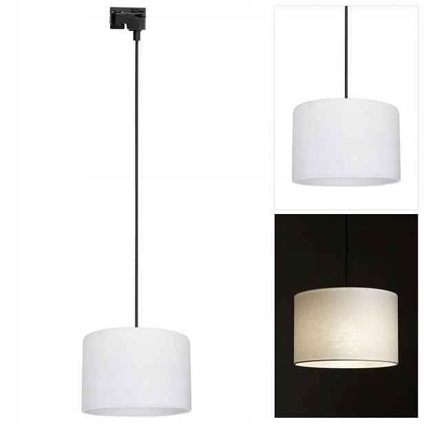 Bílá kolejnicová lampa Tracer s měkkým světlem v kuchyni, funkční Tk Lighting