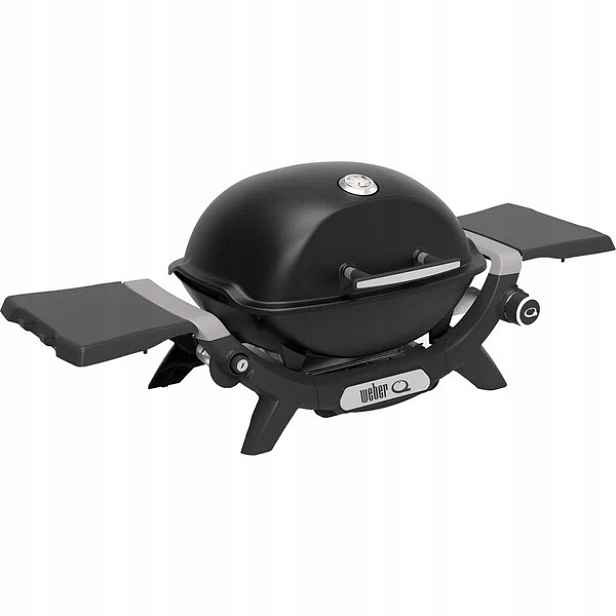 Plynový gril Weber Q1200N černý 2,93 kW s bočními stolky