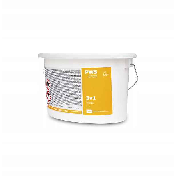 Pws Trio tablety do bazénu 3v1 20g 5kg bazénová chemie
