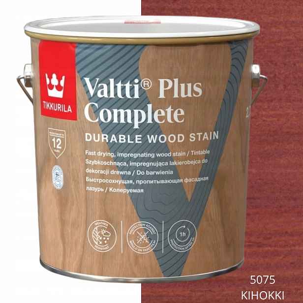 Tikkurila Lakovačka Valtti Plus Complete 2,7L Barva 5075 Kihokki