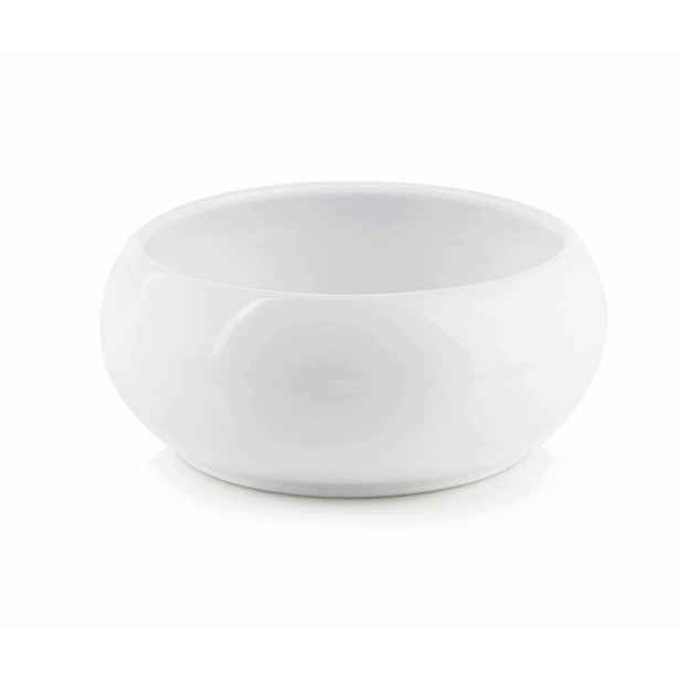 Keramická Miska Květináč Obal 35 x 15 cm Bílá