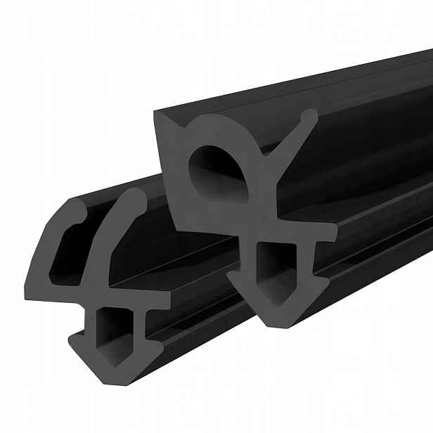 Sada Těsnění pro okna Pvc Černá Epdm Rehau S-1387 a S-1388 25 m