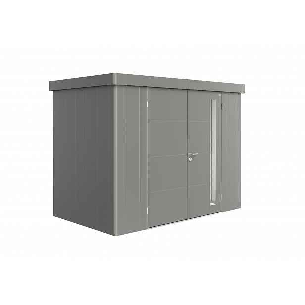 Zahradní domek NEO 1C, šedý křemen, dvoukřídlé dveře BH89005