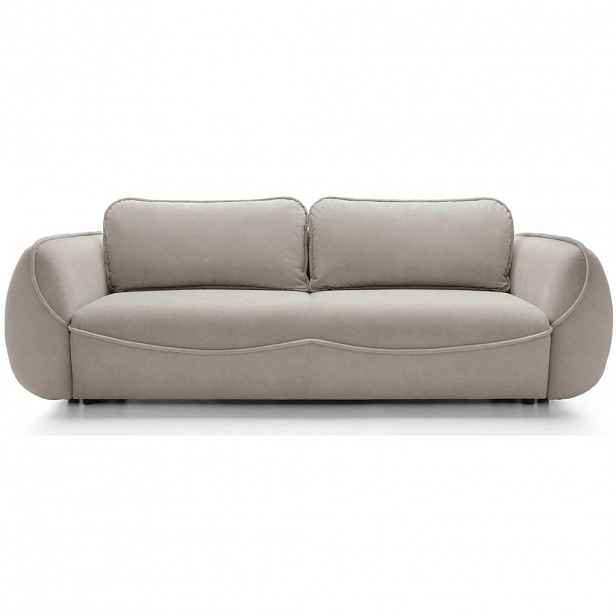 Selsey TŘÍMÍSTNÁ POHOVKA Cutie béžový velur Easy Clean