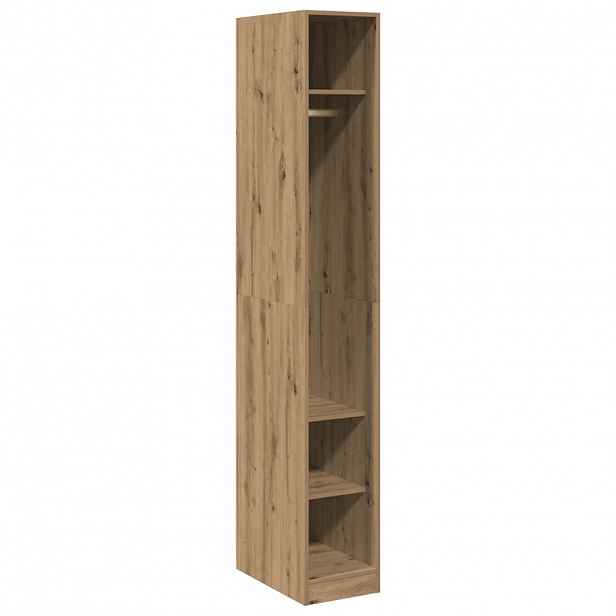 vidaXL Šatní skříň dub artisan 30 x 50 x 200 cm kompozitní dřevo