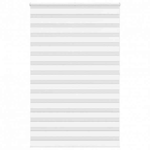 vidaXL Zebra roleta bílá 150x200 cm šířka látky 145,9 cm polyester
