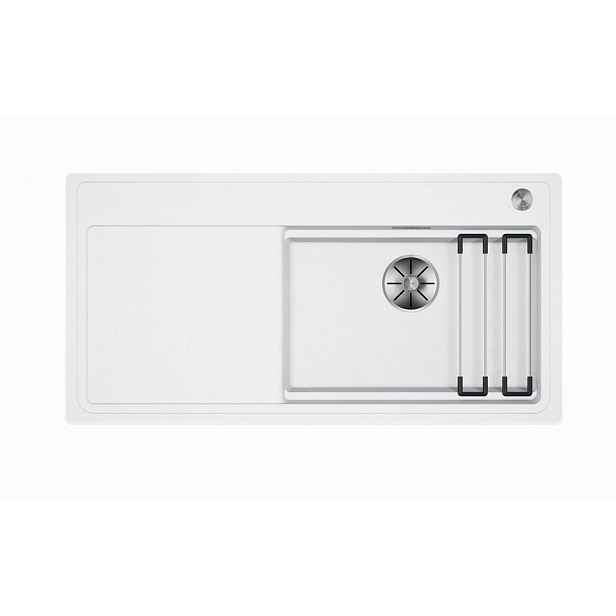 Blanco Etagon XL 6 S F - Silgranitový dřez, 99x50 cm, s pojezdy, InFino, bílá 528104