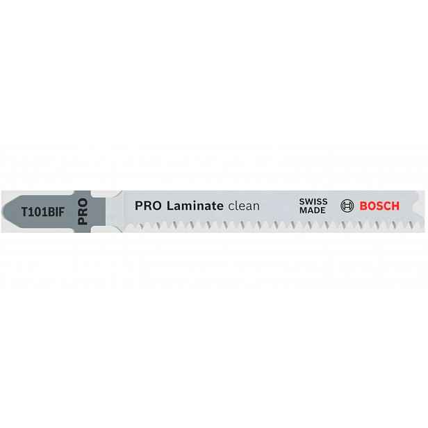 Bosch - Sada pilových plátků na laminát 15 TPI, délka 83 mm, 5 ks 2608636431