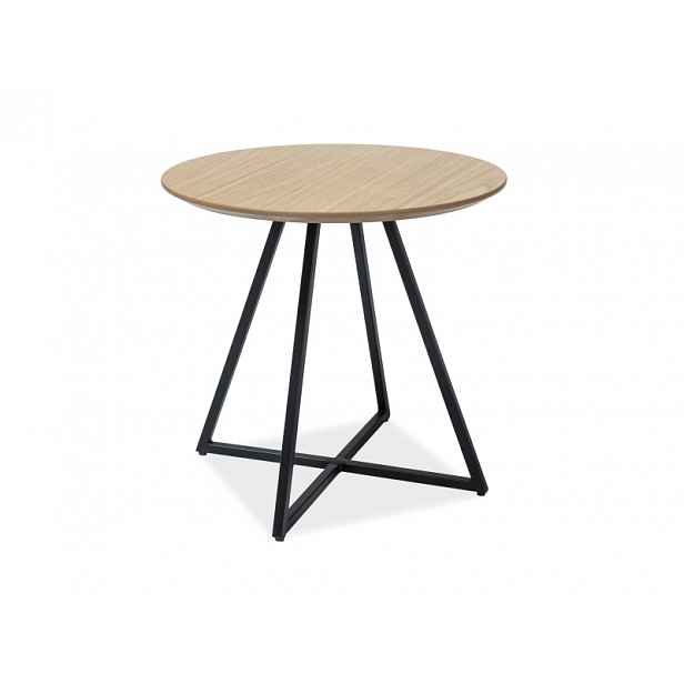 Příruční stolek s deskou v dekoru dub VITA 50X50