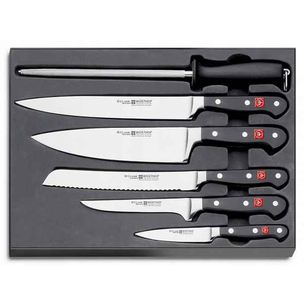 Sada Wüsthof Classic Cook's Set 9751 6 ks X50CrMoV15 58 Hrc Solingen