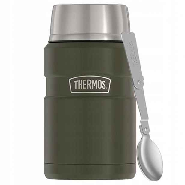 Thermos Termonádoba na oběd s termoskou a lžící 710 ml zelená