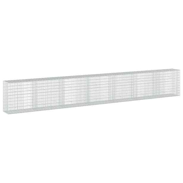 vidaXL Gabion s drátem 3,5 mm a síťkou 5x10 cm 700x50x100 cm