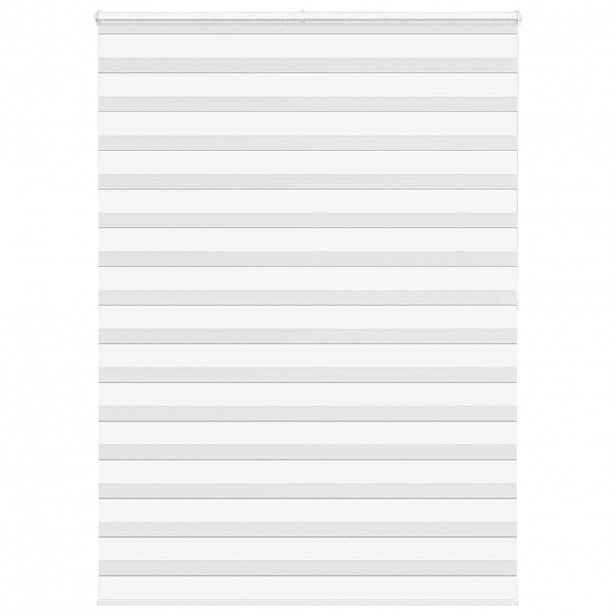 vidaXL Zebra roleta bílá 155x200 cm šířka látky 150,9 cm polyester