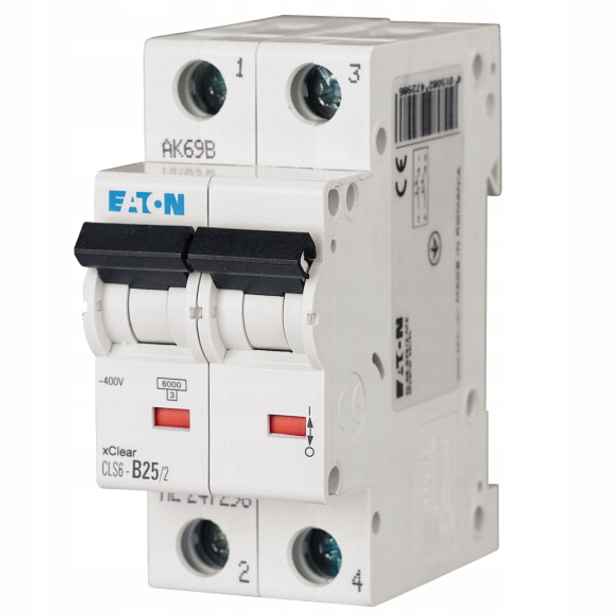 Nadproudový spínač 2P C 3A 6kA DC Eaton