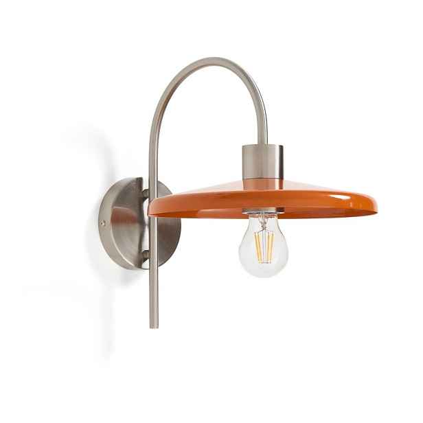 Oranžové nástěnné svítidlo ø 27 cm Nuvira – Kave Home