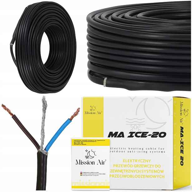 Topný kabel Mission Air 25 m 500 W