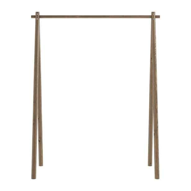 Hnědý stojan na oblečení z borovicového dřeva Hongi - Karup Design