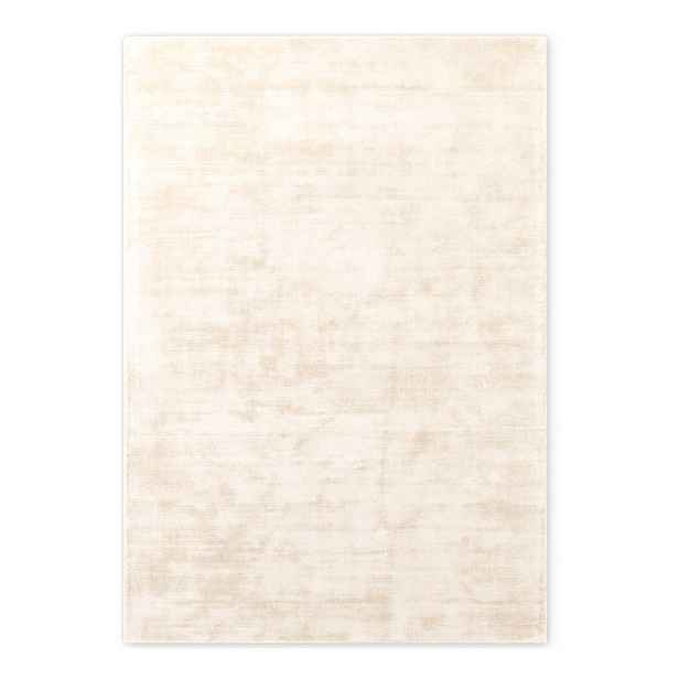 Slonovinový ručně tkaný koberec z viskózy 80x150 cm Noemi – Vikosa