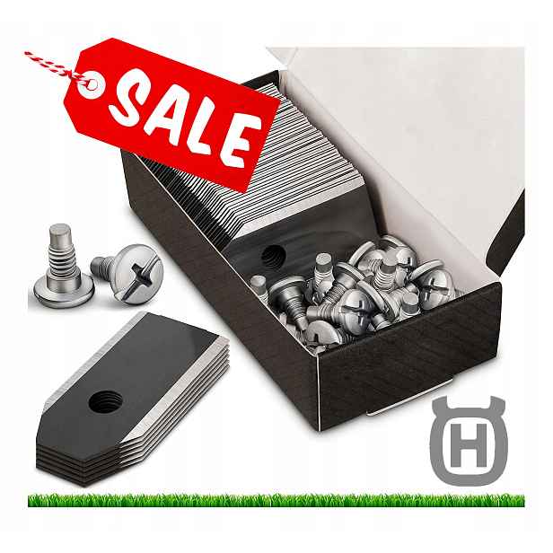 Carbonové Nerezové Nože Pro Robotické Sekačky Husqvarna Gardena, Sada 12 ks