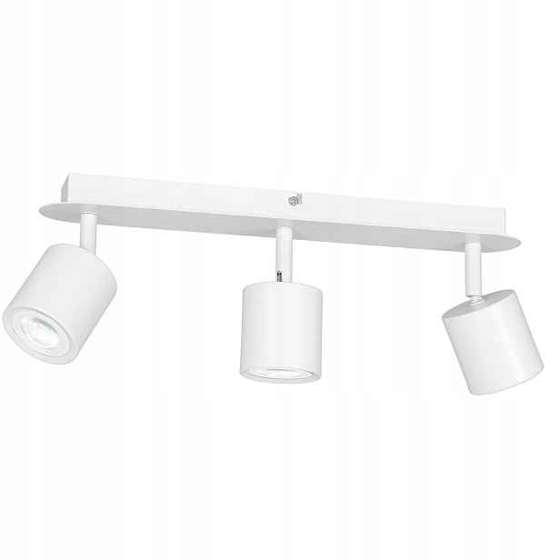Luminex Demia Lišta 3 Reflektory GU10 8W Bílá Kovová Nastavitelná