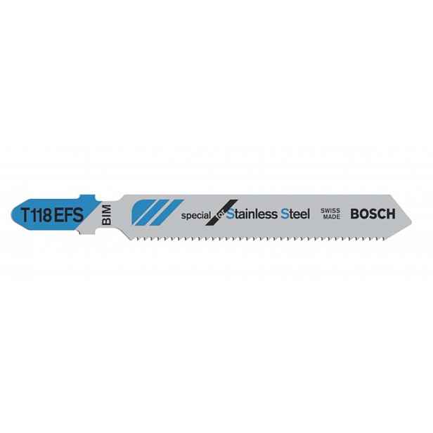 Bosch - Sada pilových plátků na ocel, délka 83 mm, 5 ks 2608636497