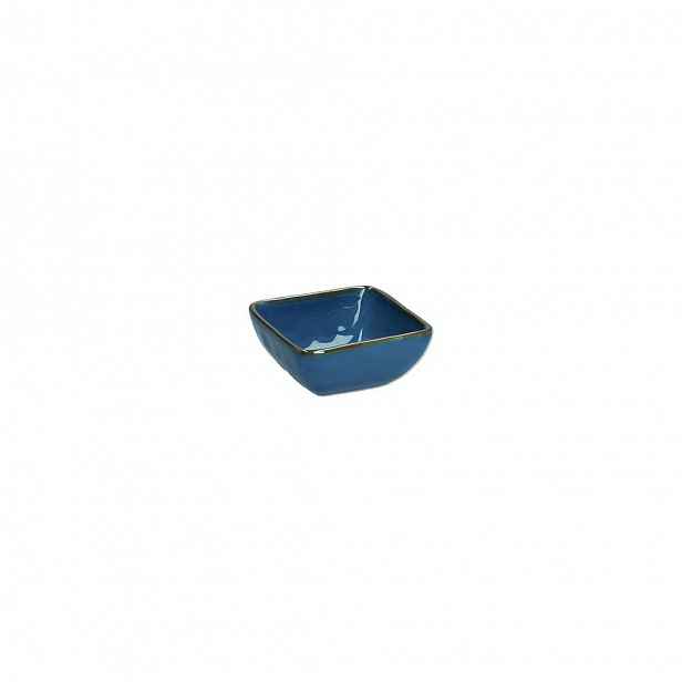 Sada 6 čtvercových misek 8 cm Concerto Blu Avio Rose&Tulipani