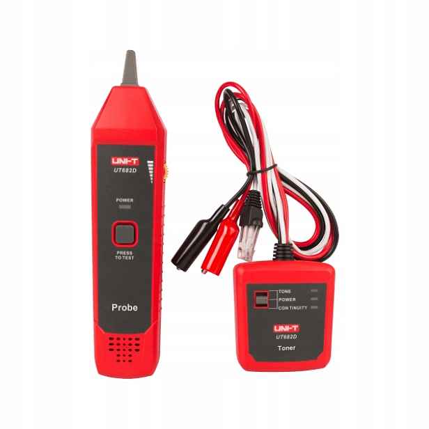 Vyhledávač párů kabelů Uni-T UT682D Tester kabelové kabeláže Dosah 3000 m